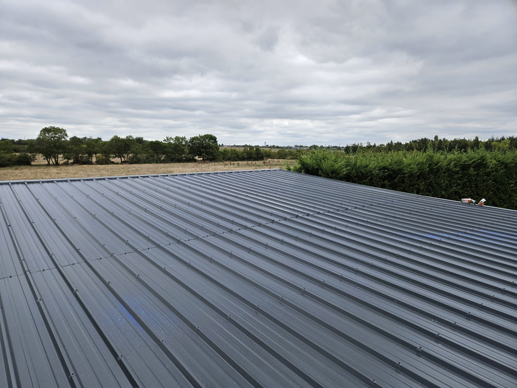 Rénovation toiture bac acier Angers (49)
