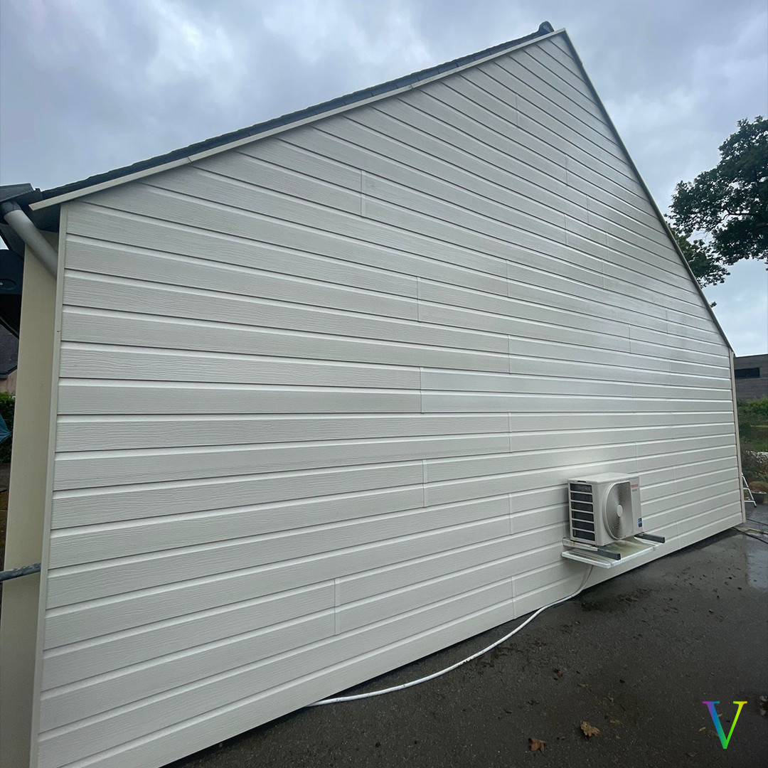 Nettoyage et traitement façade bardage pvc Sucé Sur Erdre (44)